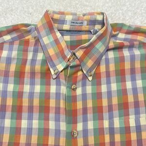 Bullock & Jones 2 Ply Short Sleeve Button Down Men’s Size M